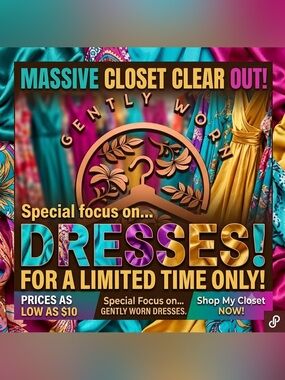 Clear out sale on Dresses!